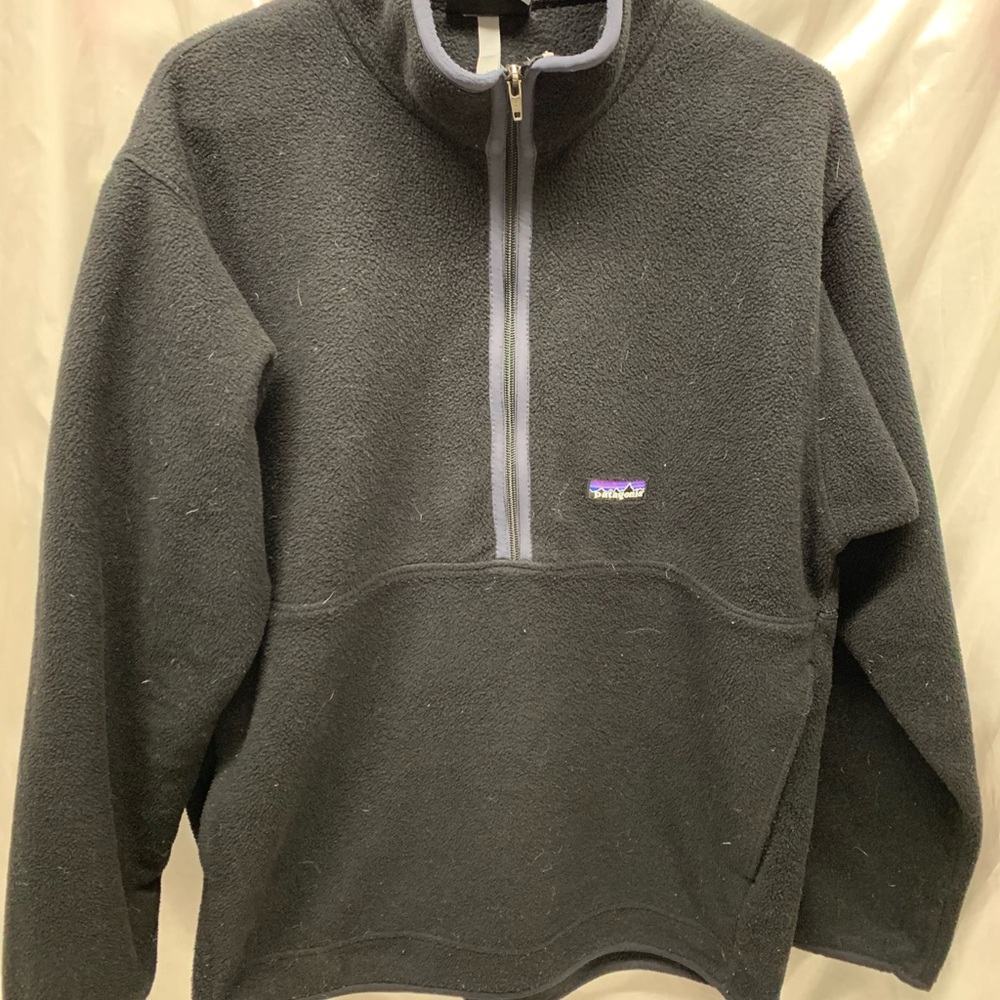Patagonia Black Quarter-Zip Sweater